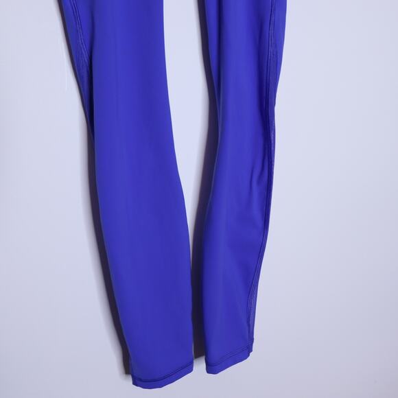 LULULEMON Train Times 7/8 Pant 25" Blazer Blue Mesh Training Active Women's 2 - Picture 4 of 9